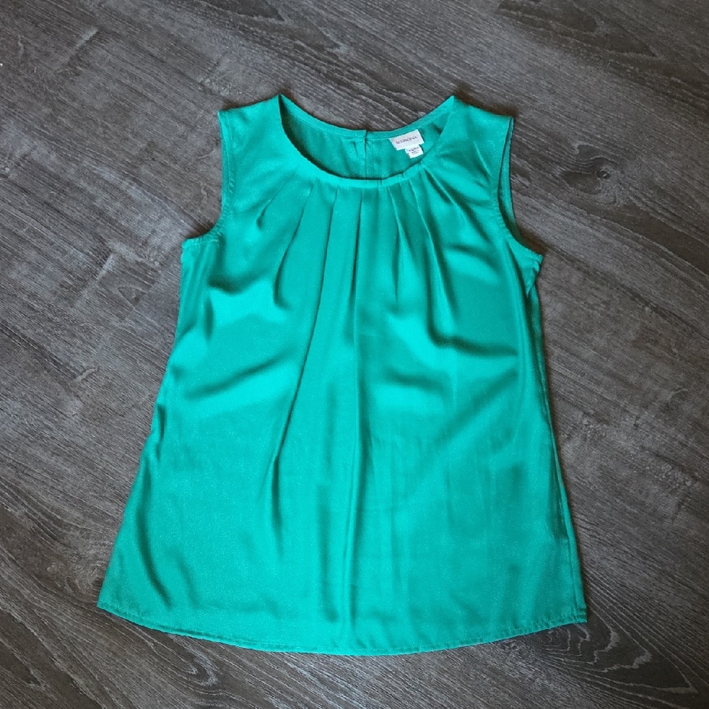 Merona Emerald Green Sleeveless Blouse